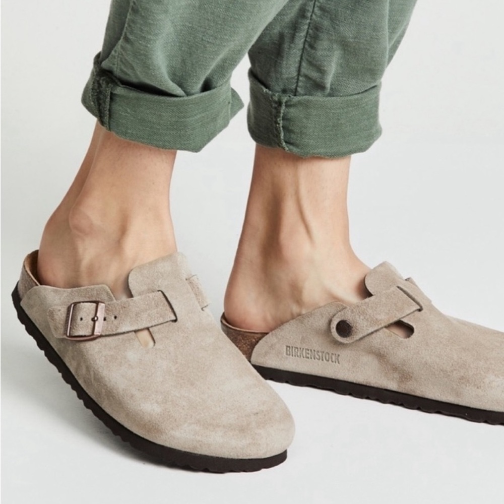 Birkenstock Boston Clog Taupe W10